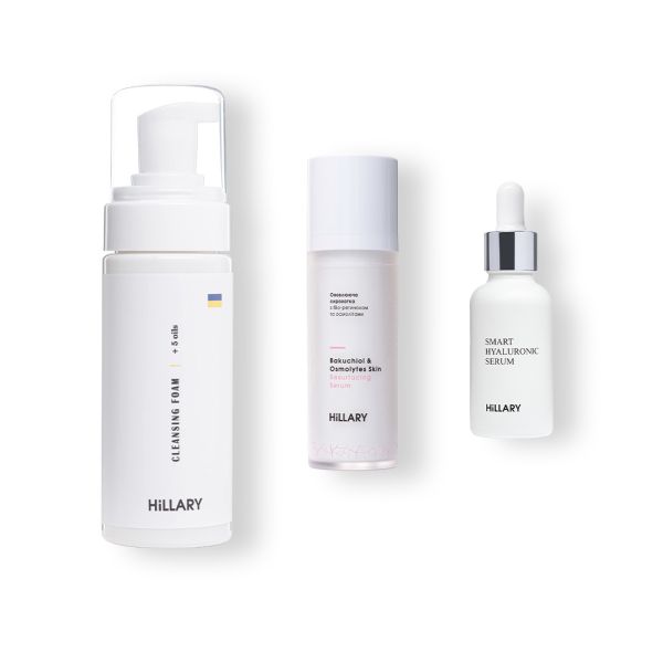 3-х Шаговый комплекс для нормального типа кожи Hillary Step 3 Cleansing and Moisturizing