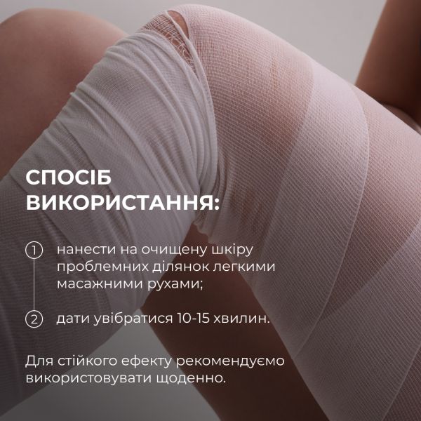 Антицеллюлитные моделирующие обертывания для тела с ниацинамидом Hillary Niacinamide Cold Slim