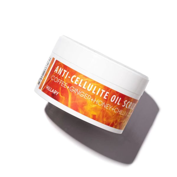 Антицеллюлитный разогревающий скраб для тела Hillary Anti-cellulite Oil Scrub, 200 г