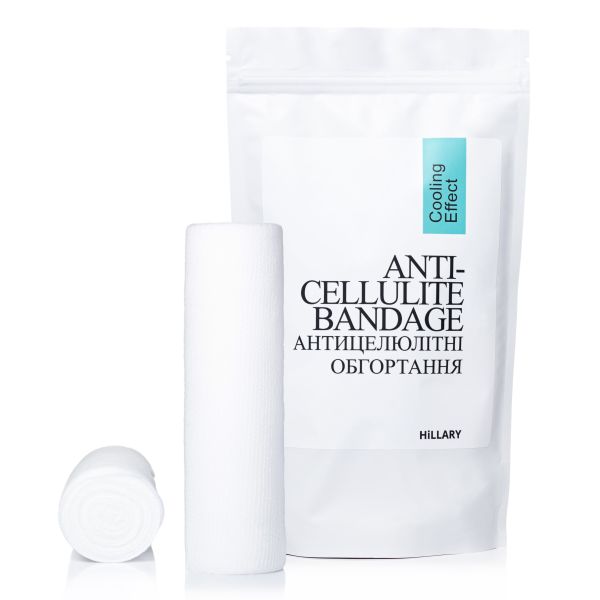 Антицеллюлитное обертывание + жидкость с охлаждающим эффектом Hillary Anti-cellulite Cooling Effect (12 процедур)