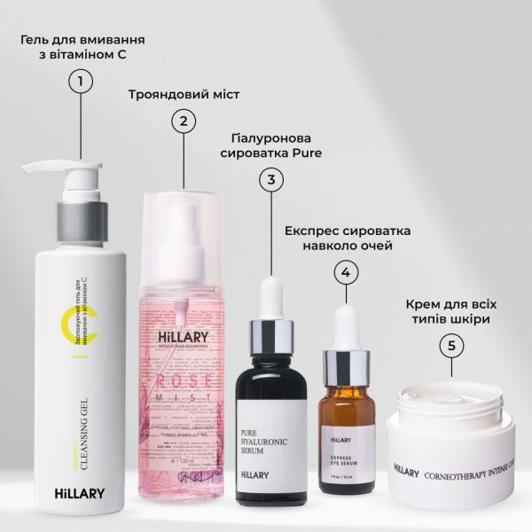 Антивековой базовый уход для лица Hillary Basic Anti-Aging Care