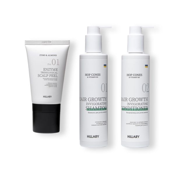 Энзимный пилинг для кожи головы Комплекс для роста волос Hop Cones & B5 Hair Growth Invigorating