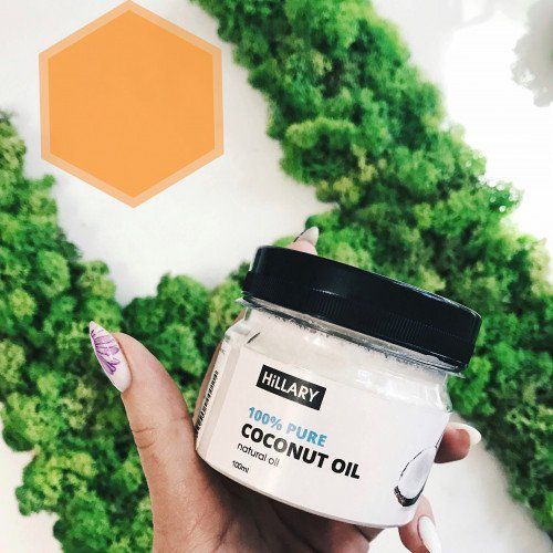 Рафинированное кокосовое масло Hillary 100% Pure Coconut Oil, 100 мл