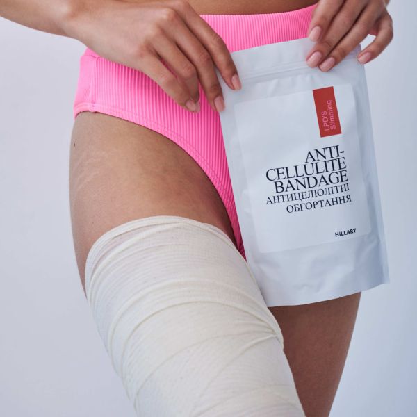 Комплекс антицеллюлитных липосомальных обертываний Hillary Anti-cellulite Bandage LPD'S Slimming (10 уп,)