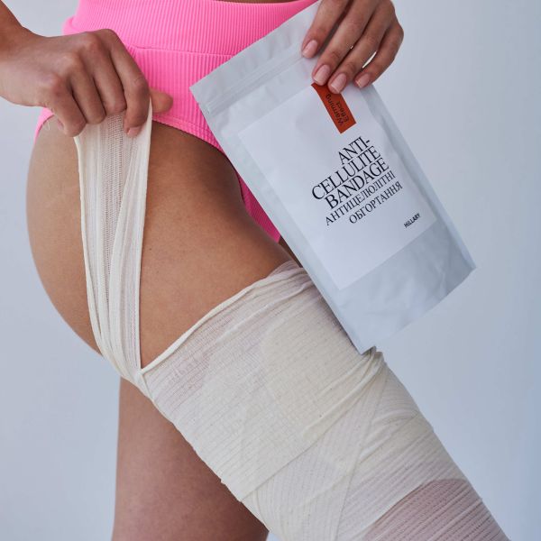 Комплекс разогревающих антицеллюлитных обертываний для тела Hillary Anti-Cellulite Pro (10 уп,)