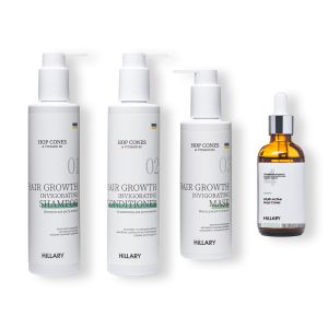 Комплексный набор для роста волос Hillary Hillary Hop Cones & B5