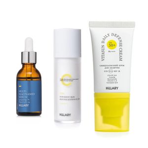 Комплекс для восстановления тона и защита от пигментации Hillary Tone Repair & Pigment Defense Set
