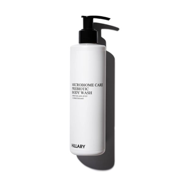 Крем-гель для душа с пребиотиками Hillary Microbiome Care Prebiotic Body Wash, 250 мл