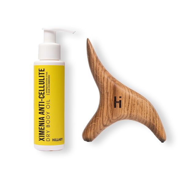 Массажер гуаша Bird Guasha Tool Bird + Антицеллюлитное сухое масло Химения Body Oil