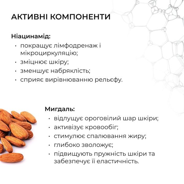 Моделирующий скраб для тела с ниацинамидом Hillary Niacinamide Firm & Sculpt Scrub, 200 g