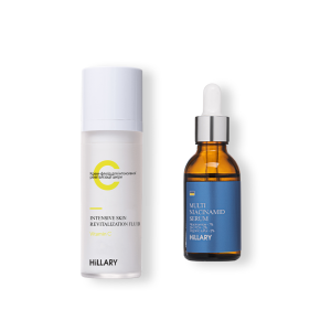 Мультисыворотка с ниацинамидом + Крем-флюид с витамином C