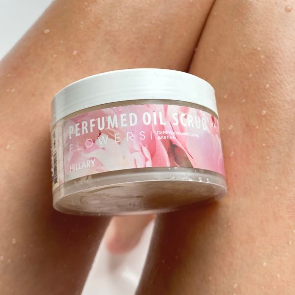 Мус-автозасмага для тіла + Скраб для тіла Oil Scrub Flowers