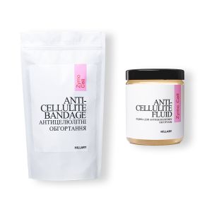 Набор антицеллюлитных энзимных обертываний + жидкость Hillary Anti-cellulite Zymo Cell (6 процедур)