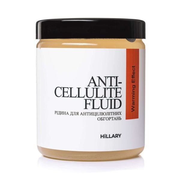 Набор Антицеллюлитное обертывание + жидкость с разогревающим эффектом Hillary Anti-cellulite Warming Effect (6 процедур)