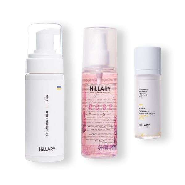 Набор для лица солнцезащитный и тонизирующий Hillary Sun protection and Toning