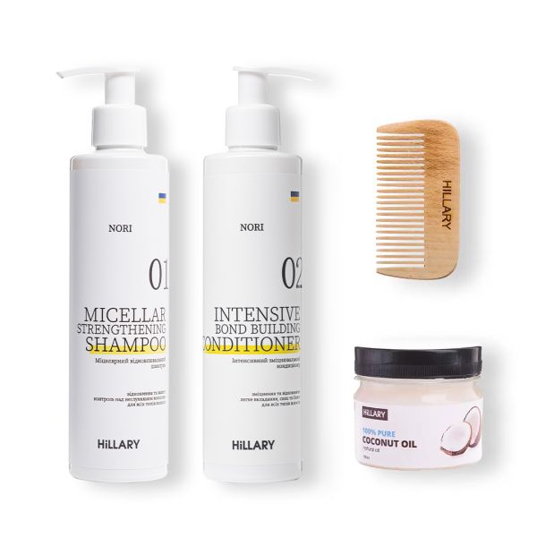 Набор по уходу за любым типом волос Nori Healthy Hair & Coconut