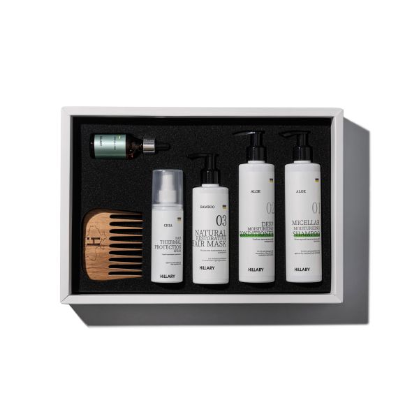 Набор комплексного ухода за сухим типом волос Hillary Perfect Hair Aloe