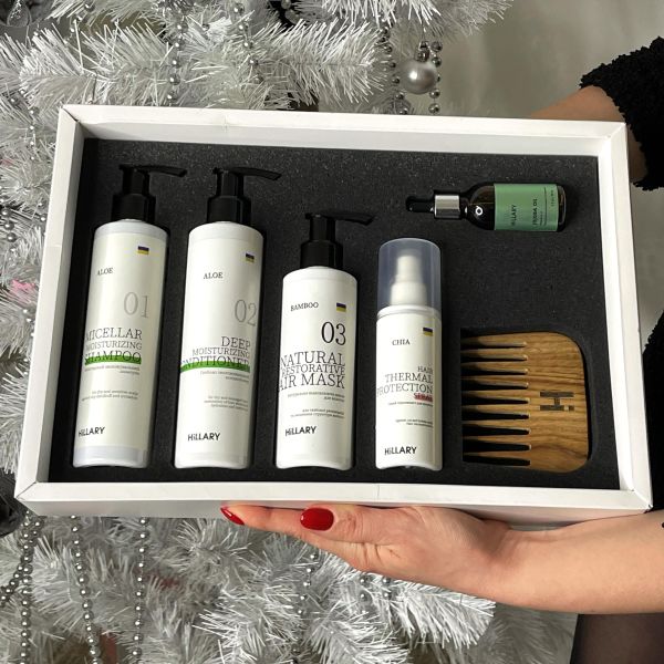 Набор комплексного ухода за сухим типом волос Hillary Perfect Hair Aloe