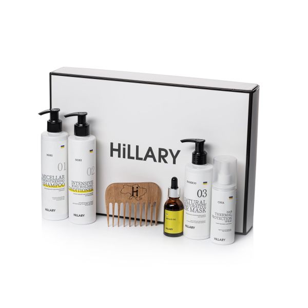 Набор комплексного ухода по всем типам волос Hillary Perfect Hair Nori