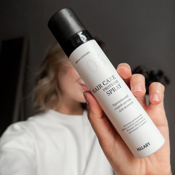 Протеиновый спрей-уход для волос Hillary Rise & Cannabis Hair Care Protein Spray, 100 мл