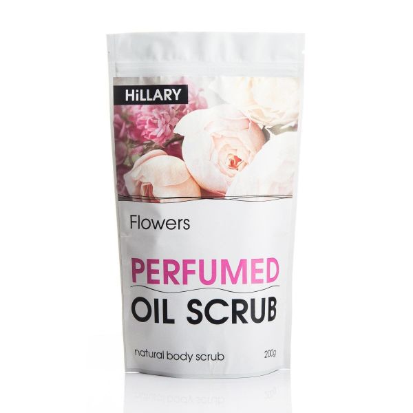 Шиммер крем-гель Hillary Shimmer cream-gel + Парфюмерный скраб для тела Hillary Perfumed Oil Scrub Flowers
