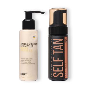 Шиммер крем-гель Shiny Vanilla + Мусс-автозагара для тела Self Tan Bronzing Touch