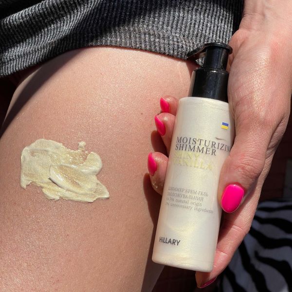 Светящееся масло для загара Сhic Bronze + Шиммер крем-гель увлажняющий Shiny Vanilla