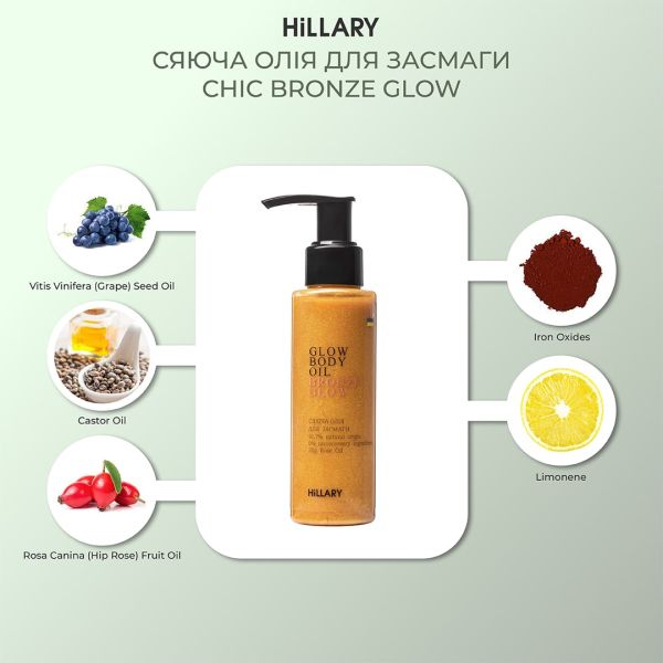 Светящееся масло для загара Сhic Bronze + Шиммер крем-гель увлажняющий Shiny Vanilla