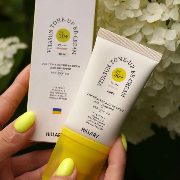 Солнцезащитный BB-крем для лица SPF30+ Nude + Увлажняющий гель для умывания с витамином С