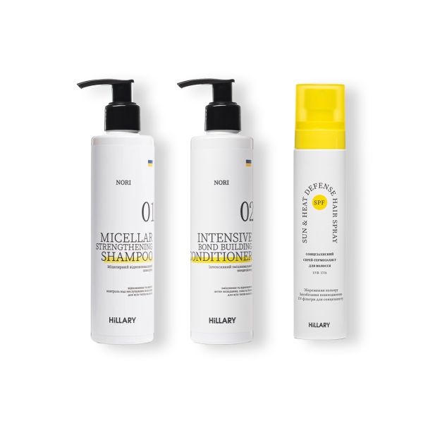 Солнцезащитная спрей-термозащита + Комплекс для всех типов волос