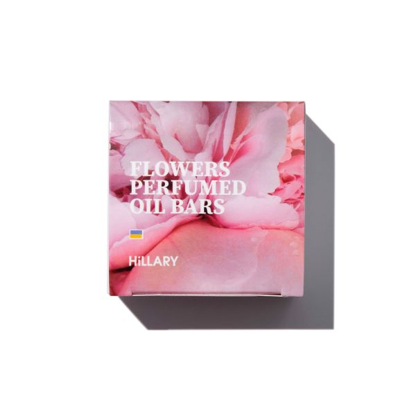 Твердый парфюмированный крем-баттер для тела Hillary Perfumed Oil Bars Flowers, 65 г