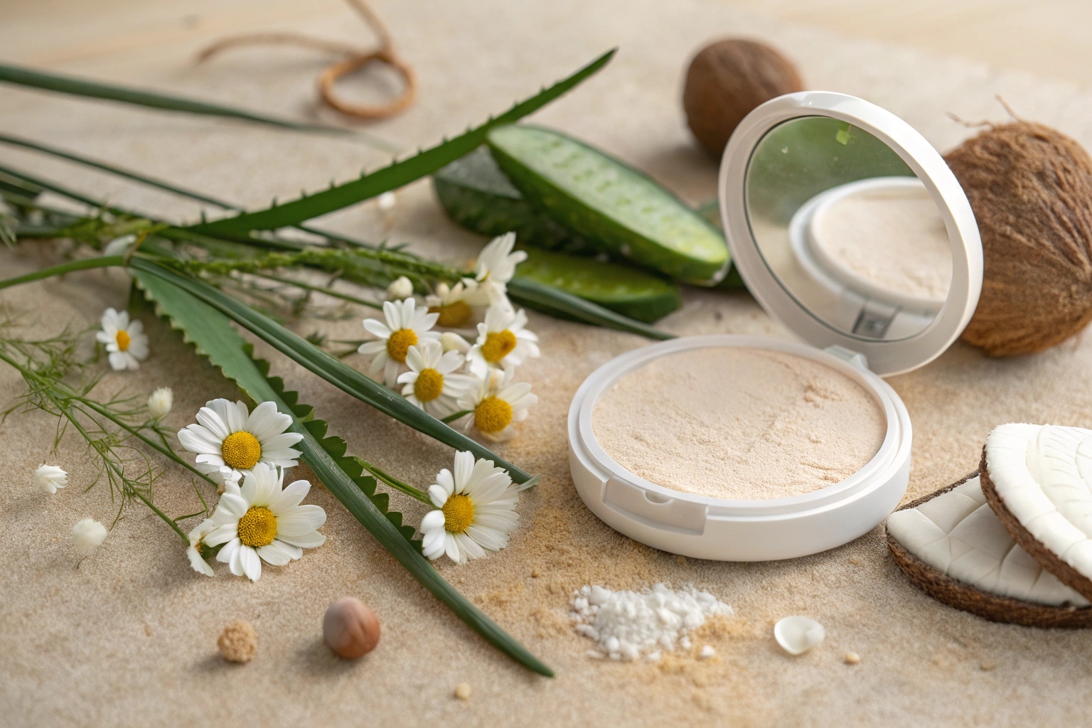 Натуральная пудра для лица: красота, вдохновленная природой